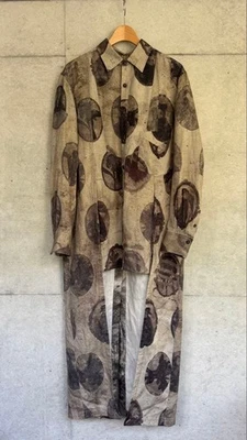 Abrigo Camisa ZIGGY CHEN 22AW Patrón Completo Unisex Talla Grande Foto 1 de 4