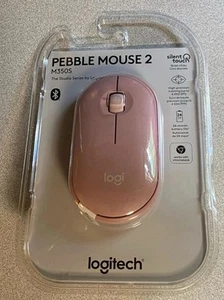 Logitech Pebble Mouse 2 M350S Tonal Rose New Sealed 910-007023 097855185556 - Afbeelding 1 van 2