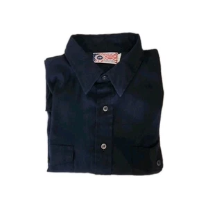 Camisa uniforme de manga corta azul marino para hombre Uniforme de Estados Unidos Co correo postal - Imagen 1 de 6