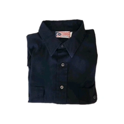 Camisa uniforme de manga corta azul marino para hombre Uniforme de Estados Unidos Co correo postal Foto 1 de 4