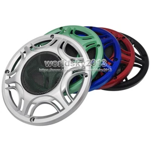 Protector de rejilla de malla metálica círculo decorativo de audio con cubierta de altavoz de 6,5" pulgadas - Imagen 1 de 16