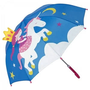 Children's 3D Umbrella - Princess & Unicorn - Picture 1 of 5