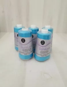 Lot of 5 Coats Surelock Overlock Thread 3,000yd-Rocket Blue 1 is damaged - Picture 1 of 4