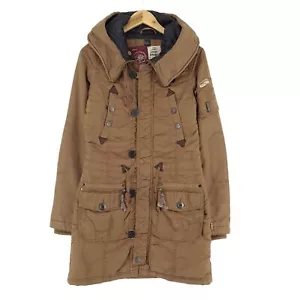 Khujo Women Coat Jacket Long Brown Xs1 Size S - Picture 1 of 8