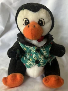 Peluche vintage de pingüino de Coca-Cola - Imagen 1 de 2