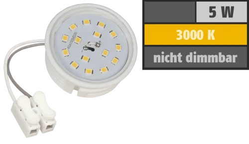 Led Modul 5Watt für Ersatz für GU10 / MR16 Lampen extra flache Einbautiefe 20mm  - Bild 1 von 1