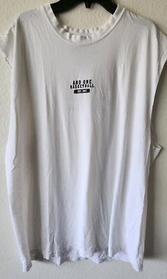 Y 1 Camiseta sin mangas blanca con logotipo de Streetball Y2K vintage para hombre XL Foto 1 de 3