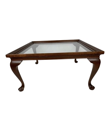 Vintage Queen Anne Stickley Coffee Table Cover