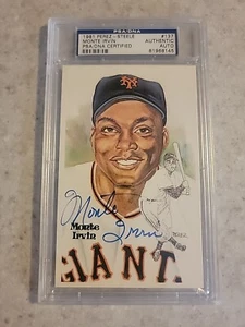 Monte Irvin 1981 Perez-Steele PSA/DNA Certified  Signature San Francisco Giants  - Picture 1 of 4