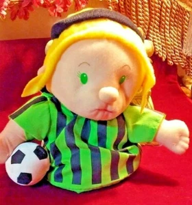 Lillian Vernon Soccer Player Hand Puppet Plush Stuffed  - Picture 1 of 10