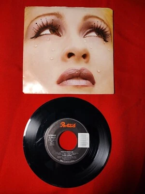 Cyndi Lauper What’s Going On / One Track Mind 7" 45 rpm VG+ - Image 1 of 2