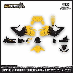 PRSTICK New Graphic kit for Honda Grom & MXS125 / 2017-2020 Decal Kit [SWITCH] - Picture 1 of 3