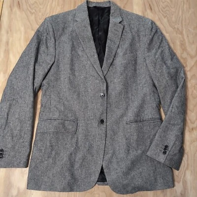 Blazer Banana Republic ajuste a medida estampado tela italiana para hombre 42R mezcla de viscosa Foto 1 de 4
