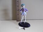 #A234 Unknown Anime 4.5"In Green Hair Purple/White Dress W/Extra Foot