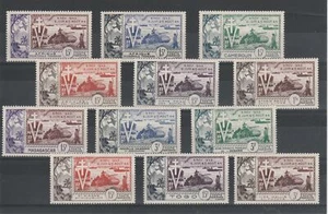 GIRO COLONIE FRANCESI 1954 ANNIVERSARIO LIBERAZIONE 12 VAL MLH MF18754 - Imagen 1 de 1