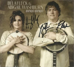 Banjo Banjo * Béla Fleck & Abigail Washburn (CD, 2015) Original Signed - Imagen 1 de 3