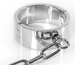 Mens Heavy Duty Steel Bondage Ankle Cuffs Sensual Desire Erotic Restraints - Picture 1 of 3