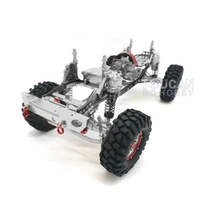 1/10 Scale 455MM SCX10 CNC Rock Crawler RC Cars Chassis Upgraded Tires W/O ESC - Picture 1 of 12