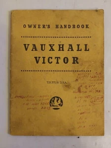 Manual/manual del propietario Vauxhall Victor T.S.371/6 EE. UU. - Imagen 1 de 12