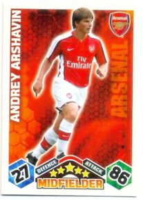 Topps Match Attax  2009-10 Premier League - Arsenal - Andrey Arshavin