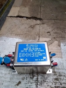 OKAYA SUP-EL10-ER-6 Noise filter SUP-EL series 250v - 10a 50/60Hz - Picture 1 of 6