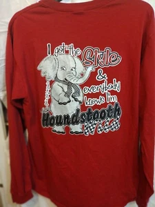 Camiseta Girlie Girl "Crimson Tide" tema damas manga larga talla L - Imagen 1 de 5