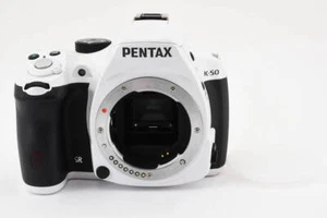 Pentax K-50 16.3MP Digital SLR Camera White Body English Language From Japan - Picture 1 of 10