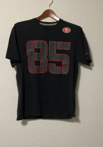 SAN FRANCISCO 49ERS Vernon Davis Large  T shirt NFL tight end #85 football Nike