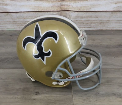 VINTAGE New Orleans Saints Helmet Riddell Replica Full Size - Image 1 of 4