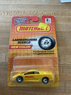 Matchbox Lamborghini Diablo 1992 nuevo color amarillo Foto 1 de 3
