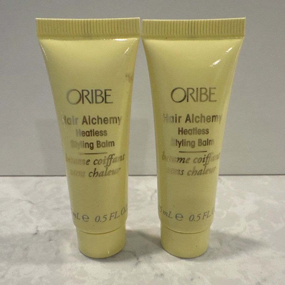 2 x Bálsamo de peinado sin calor Oribe Hair Alchemy unisex 0,5 oz/15 ml tamaño de viaje Foto 1 de 2