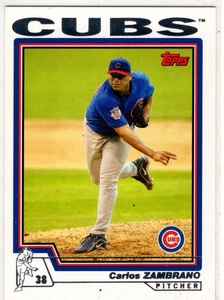 2003 Topps Baseball Carlos Zambrano No. 136 Chicago Cubs - Picture 1 of 2