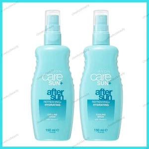 2x Avon care sun+ After Sun Cooling Spray 2x150ml, Aftersun Spray,With Vitamin E - Picture 1 of 6