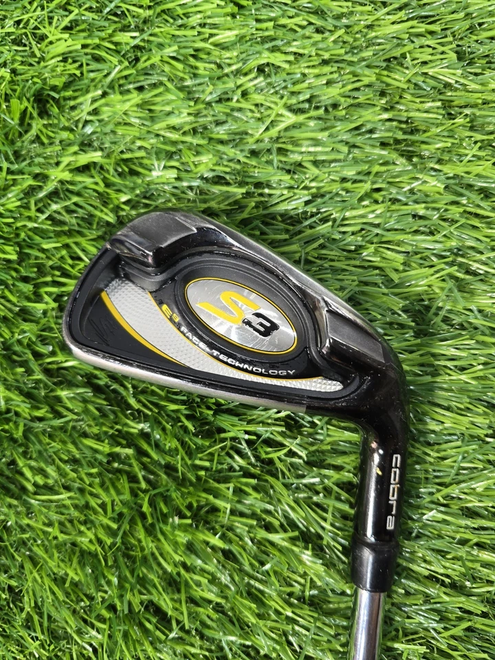Cobra s3 E9 Face Technology 7 Iron RH Steel Shaft Stiff Flex 37.5" Golf Club - Image 1 of 4