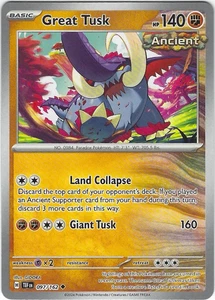 Great Tusk #097/162 Sv05: Temporal Forces Uncommon - Pokemon - Picture 1 of 2