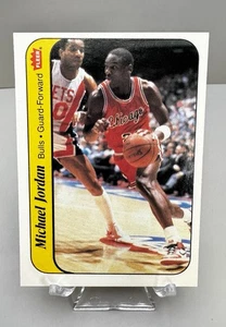 1986 Fleer Rookie Michael Jordan Sticker #8 (RC) Please See Photographs - Picture 1 of 19