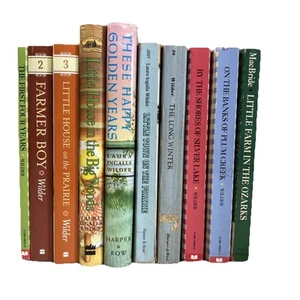 LAURA INGALLS WILDER BOOK LOT * 10 Books * Vintage - Scholastic - Little House - Picture 1 of 5