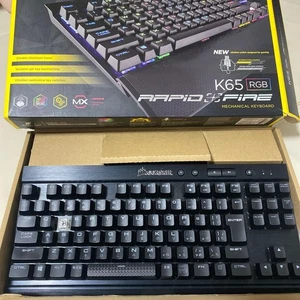 Corsair K65 RGB Mechanical Keyboard Cherry MX Switch RGB Backlit Used/Tested - Picture 1 of 3