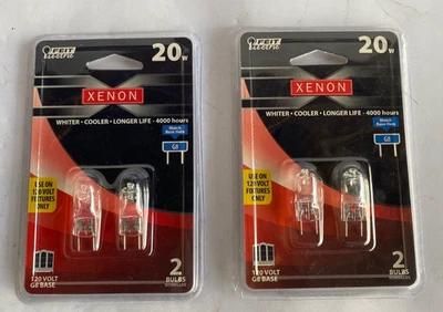 Lot 2 BPXN20-G8-2 20W Xenon 120V G8 Base Bulb (4 Bulbs) Feit Electribc - Image 1 of 2