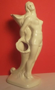c1940 ART DECO feine METLOX CALIFORNIA KERAMIK - AKT FÜLLHORN VASE von ROMANELLI - Bild 1 von 10