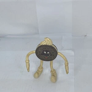 Vintage Nabisco Oreo Cookie 4.5" Bendy Advertisement Toy Bendable Man Figure - Picture 1 of 3
