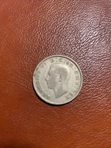 1940 Great Britain GEORGE VI Silver Florin TWO 2 Shillings UK GB COIN - Picture 1 of 3