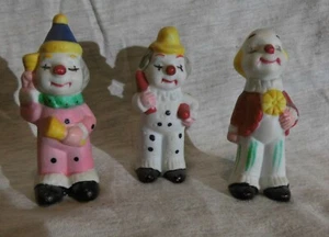 3 Clownfiguren aus Keramik in Top Zustand - Bild 1 von 3