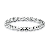 Stackable expressions Sterling Silver White Topaz Ring fabricants Standard prix de détail $205
