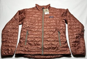 Patagonia Mens Nano Puff Lightweight Jacket Burl Red Size Small 84212 NWT New - Picture 1 of 11