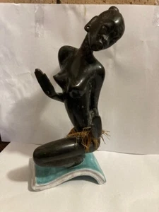African Female Sculpture By Leopold Anzengruber Vienna 1950s - Picture 1 of 6