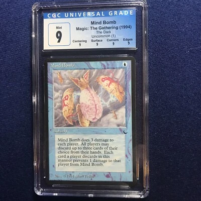 MTG The Dark Mind Bomb CGC 9 Quad Mint (with all 9 sub grades) 1994 - Image 1 of 2