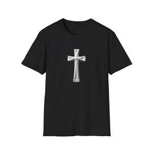 Faith-Inspired Unisex T-Shirt, Christian Shirt, Cross Tee, Spiritual Gift, - Picture 1 of 10