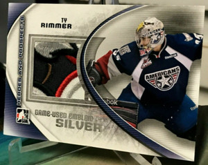 TY RIMMER LOGO PATCH 5 COLOR EMBLEM SILVER ITG HP PRINCE GEORGE COUGARS M-41 