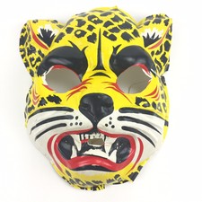 Vintage Ben Cooper Cheetah Halloween Mask